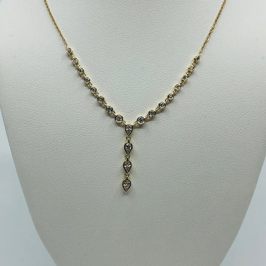 Diamond Lariat Necklace