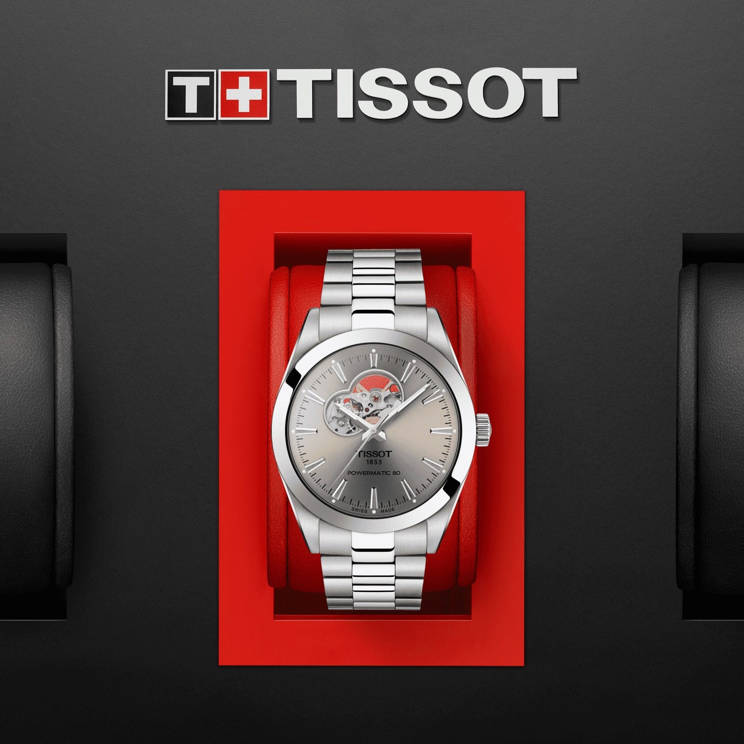 Image 7 of Tissot Gentleman Powermatic 80 Open Heart