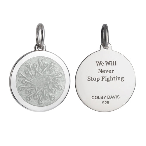 Cancer Ribbon Pendant