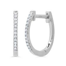 Diamond Huggie Earrings