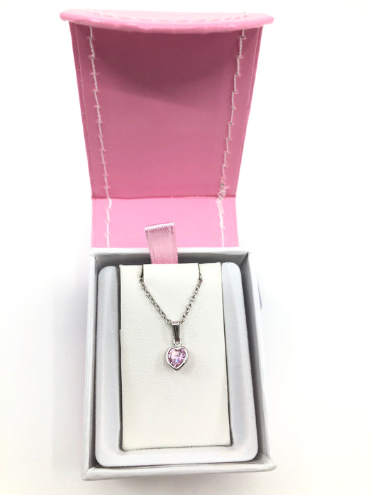 Youth Pink Heart Pendant