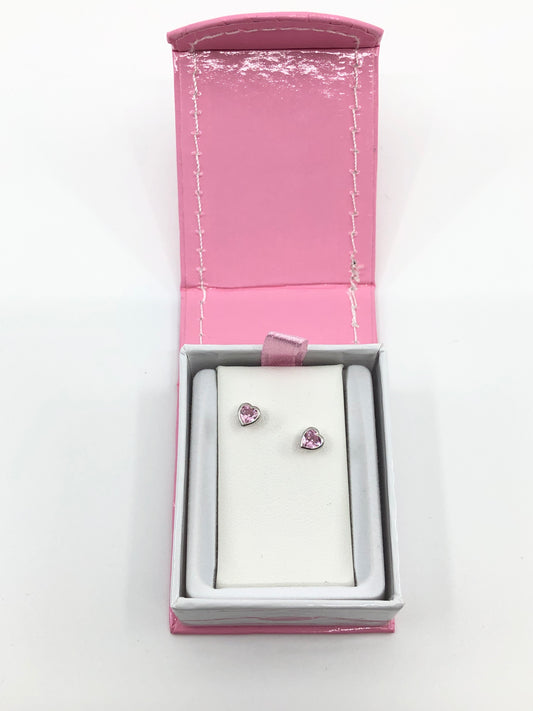 Youth Pink Heart Earrings