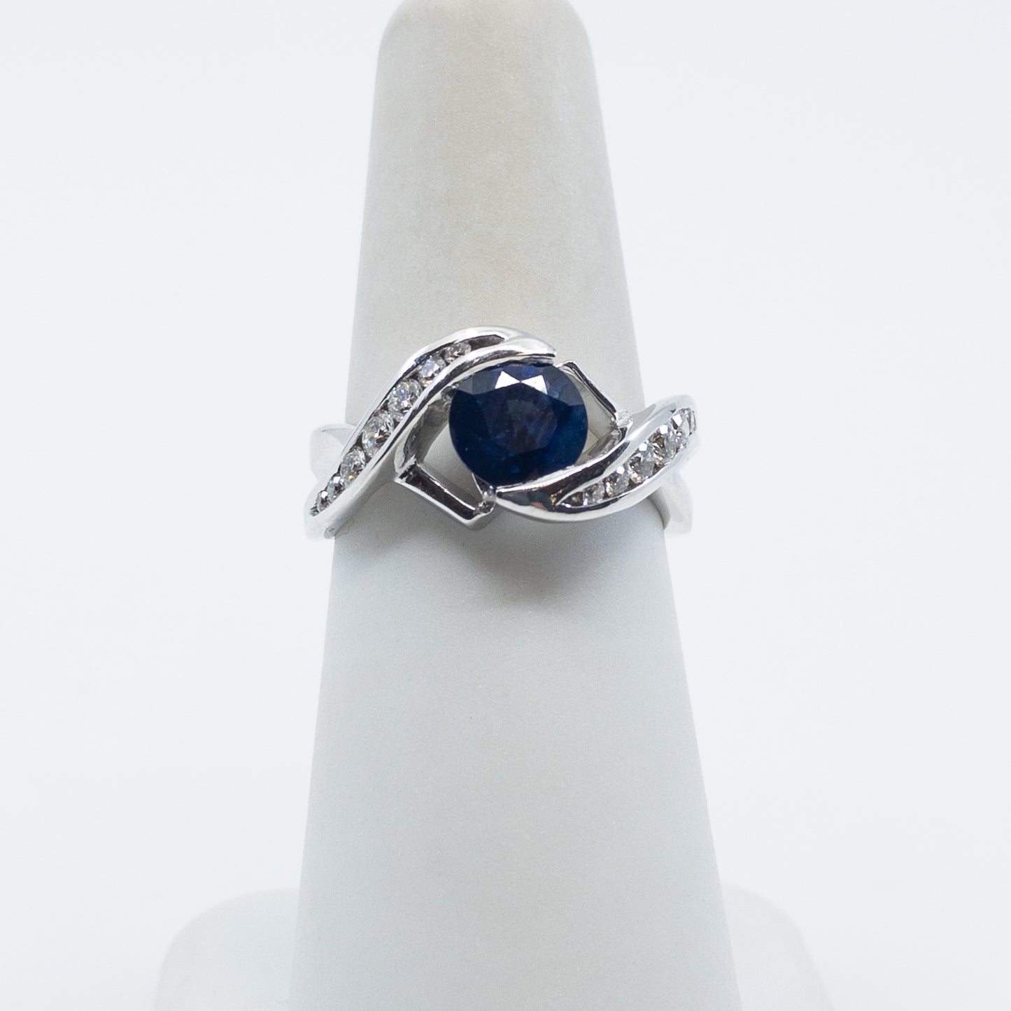 Sapphire and Diamond Ring