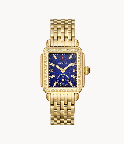 Deco Sport 2-Tone, Topaz Dial, Lilac Quilted Strap,