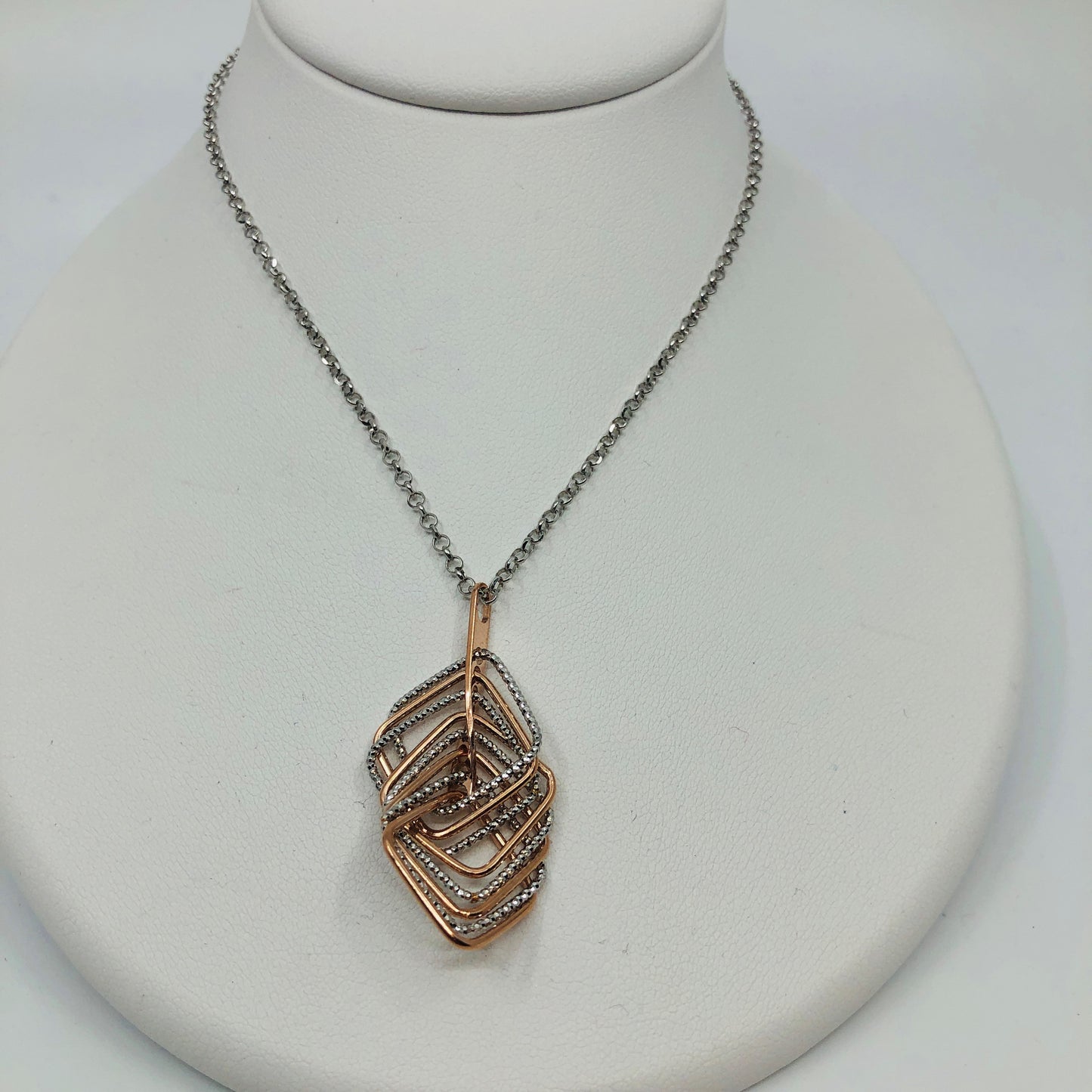 Layered Square Necklace