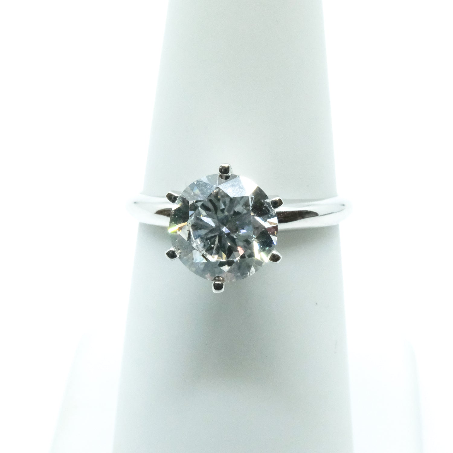 2.00ct Lab Grown Round Solitaire Ring