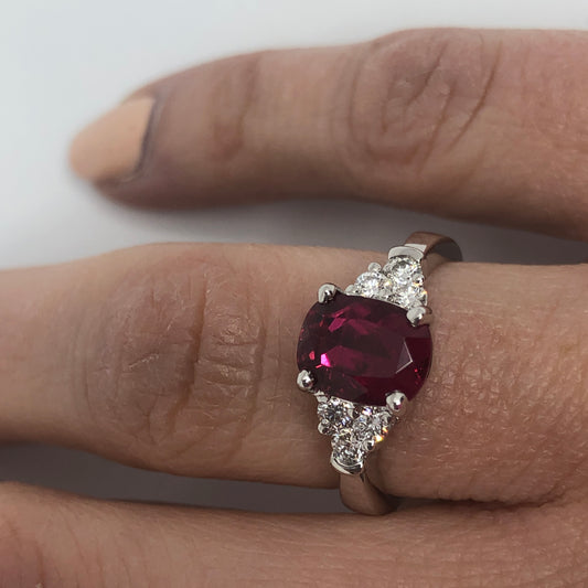 Pink Tourmaline Ring