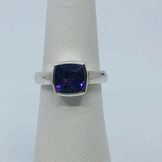 Silver Amethyst Ring