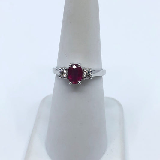 Oval Ruby Ring