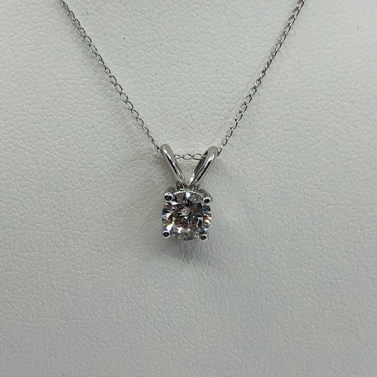 Diamond Solitaire Pendant